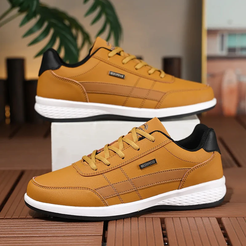 Badminton Shoes Men - Мужские кроссовки из искусственной кожи, модные