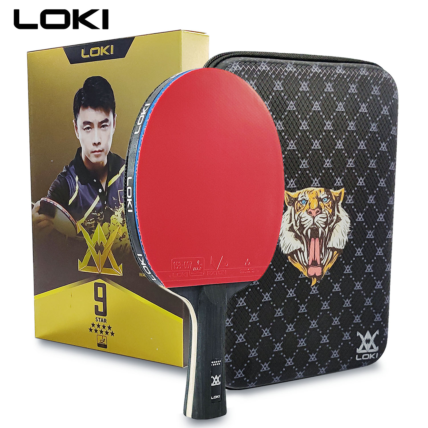 Badminton Racket Carbon - Ракетка для настольного тенниса LOKI 9