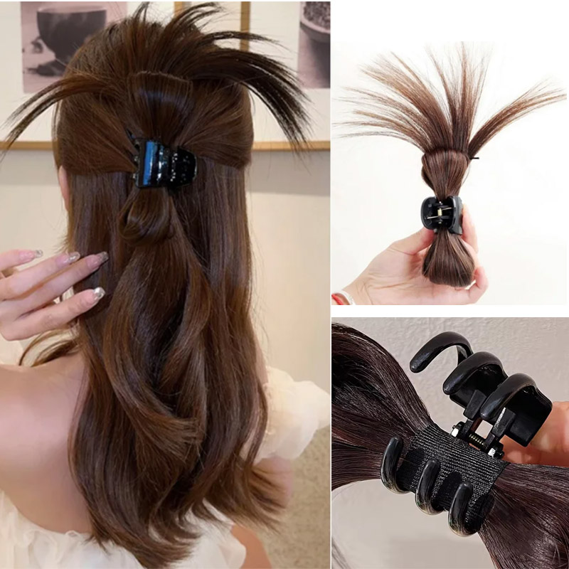 Feather Shuttlecock - Синтетические женские заколки для волос с