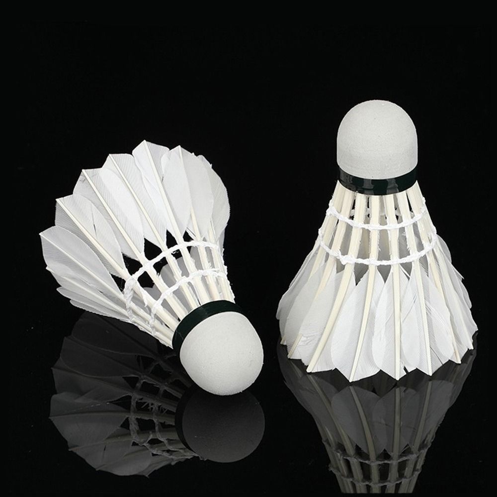 Новые белые воланы для бадминт – обзор и цена Feather Shuttlecock