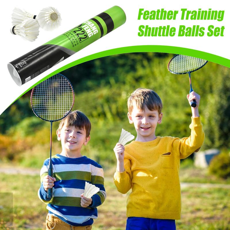 Набор из 12 прочных воланов дл – обзор и цена Feather Shuttlecock