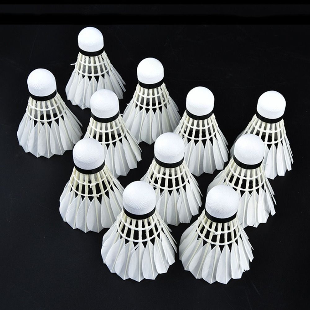 Новые белые воланы для бадминт – обзор и цена Feather Shuttlecock